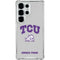 Texas Christian University Horned Frogs Logo Print Galaxy S25 Ultra Clear Case